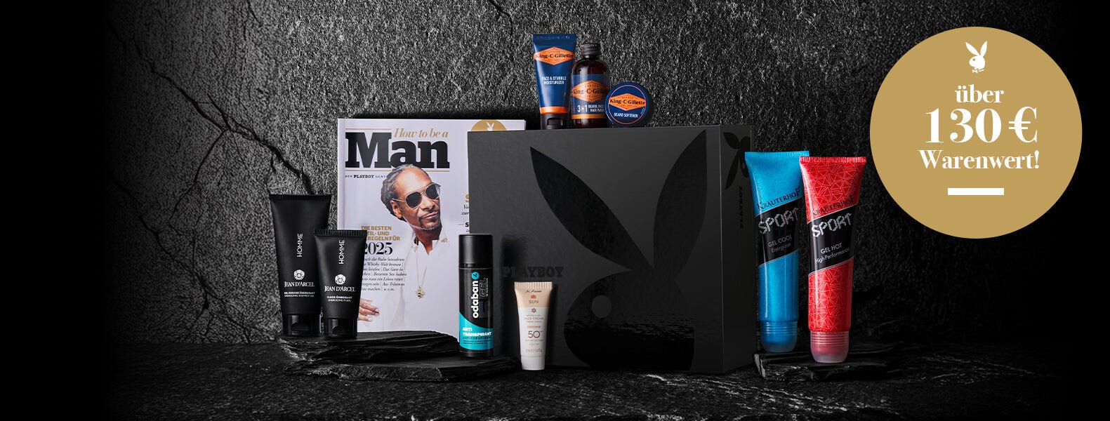 Die erste Playboy BOX: Pflege für den modernen Gentleman - odaban®