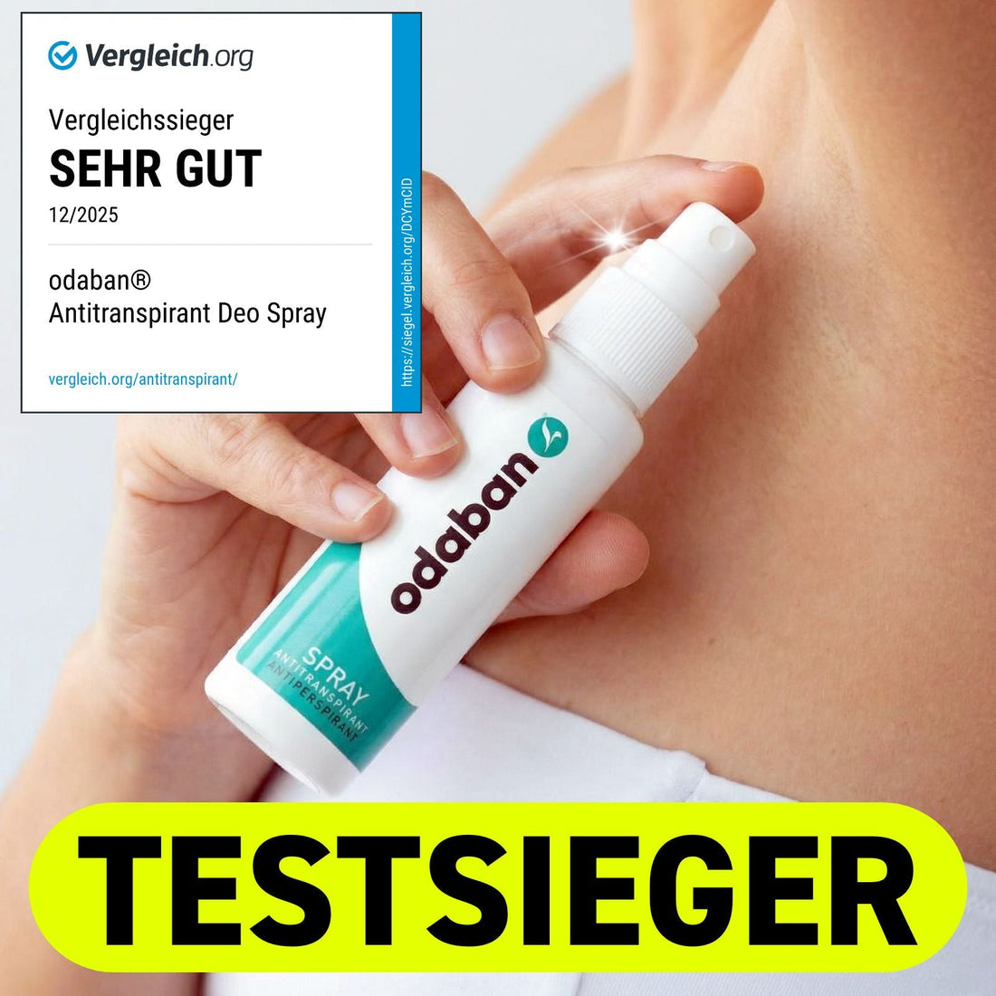 odaban® im Test "bestes Antitranspirant 2026": Warum der Klassiker aus der Apotheke immer noch die Nase vorn hat - odaban®