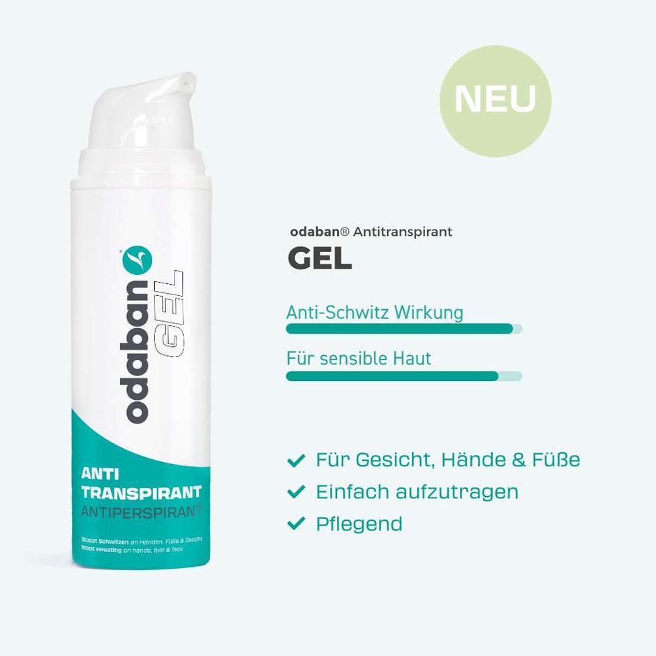 odaban® Antitranspirante gegen starkes Schwitzen