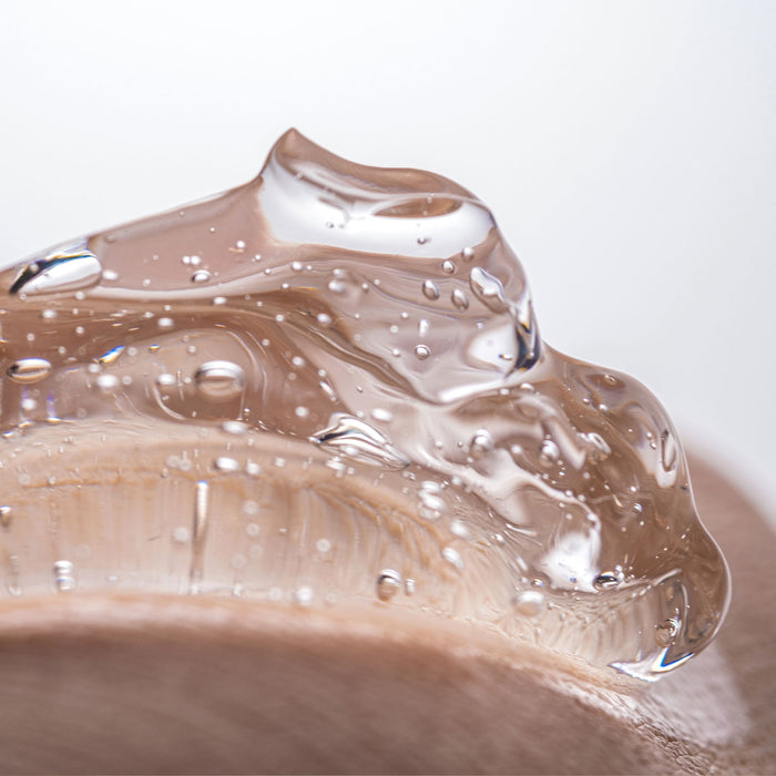 Heldere gel in close-up