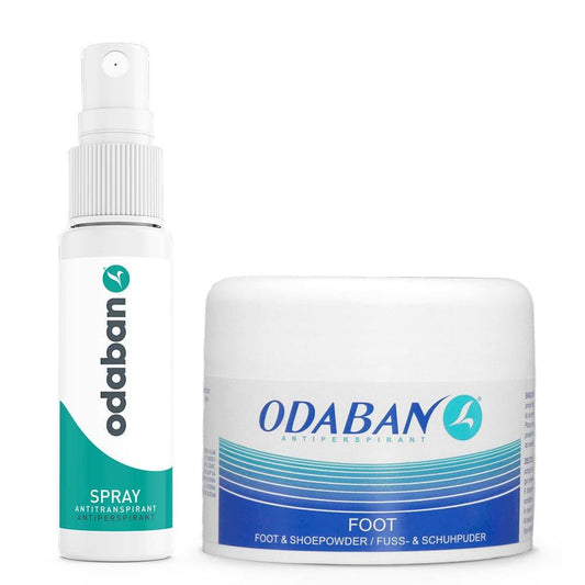 odaban® Antitranspirant + Fuß - und Schuhpulver Set - odaban®