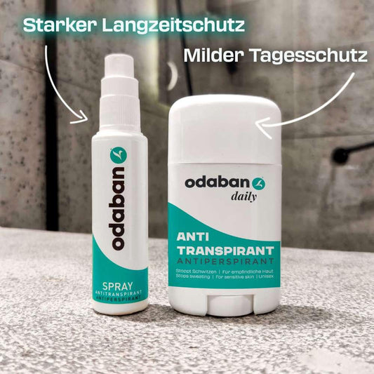 odaban® Antitranspirant Set - Spray + Deo Stick - odaban®