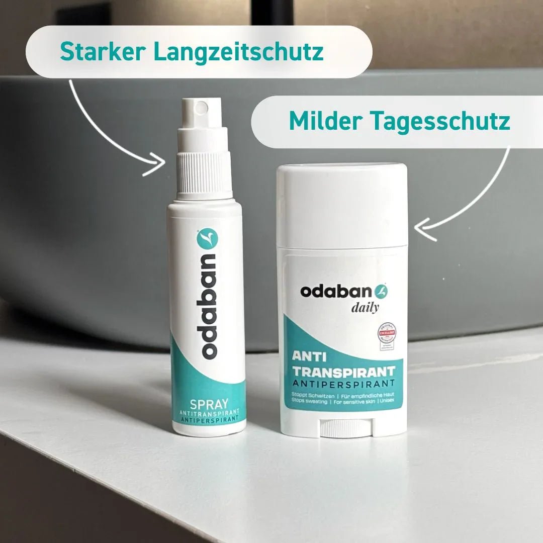 odaban® Antitranspirant Set - Spray + Deo Stick - odaban®