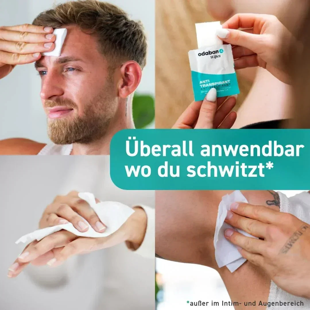 odaban® Lingettes Antisudorifiques Lingettes Anti-Transpiration