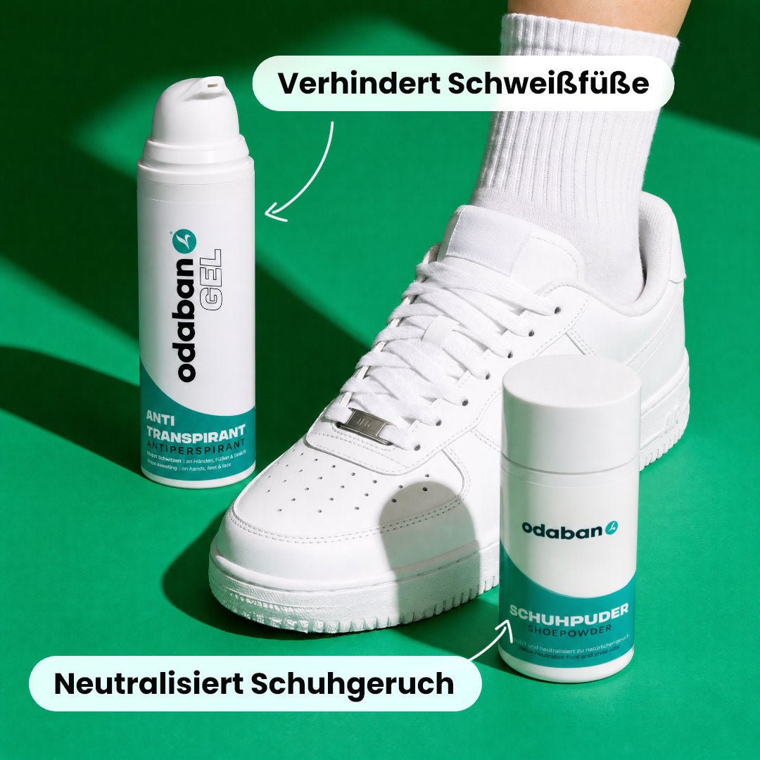 odaban® Set gegen Fußschweiß & Schuhgeruch - odaban®