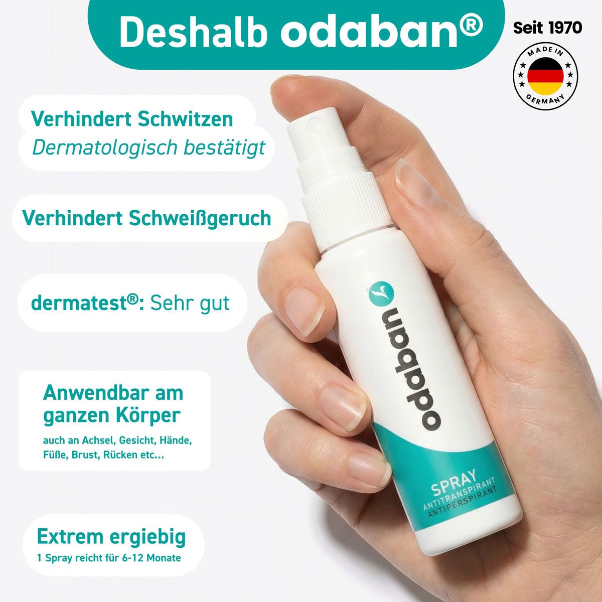 odaban® Set Schuhpuder+Spray+Stick - odaban®