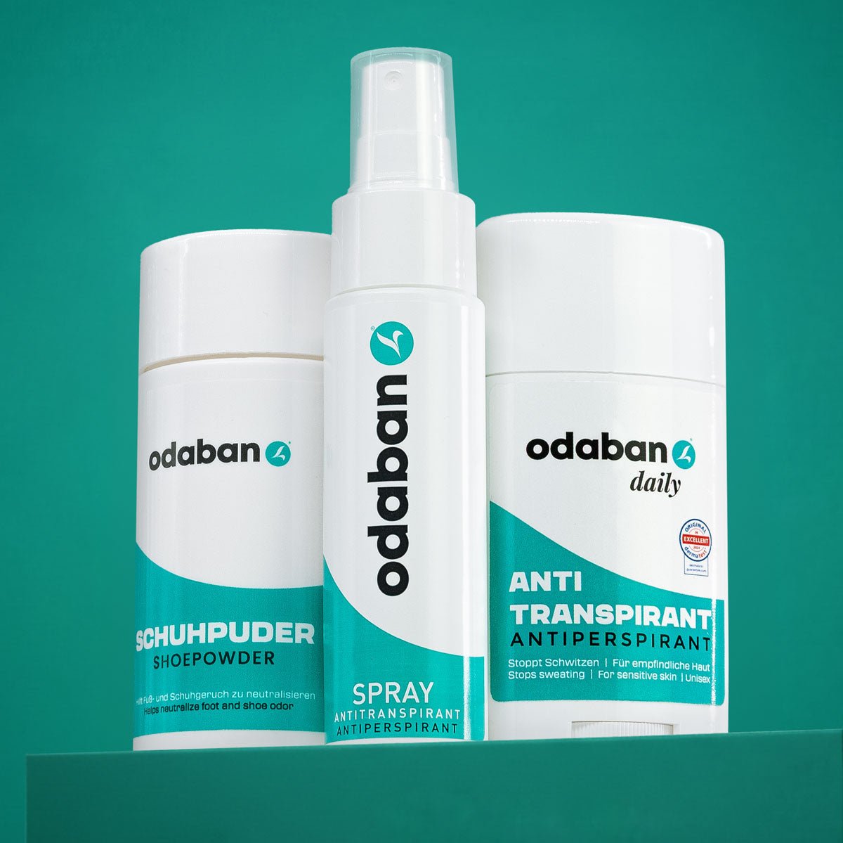 odaban® Set Schuhpuder+Spray+Stick - odaban®