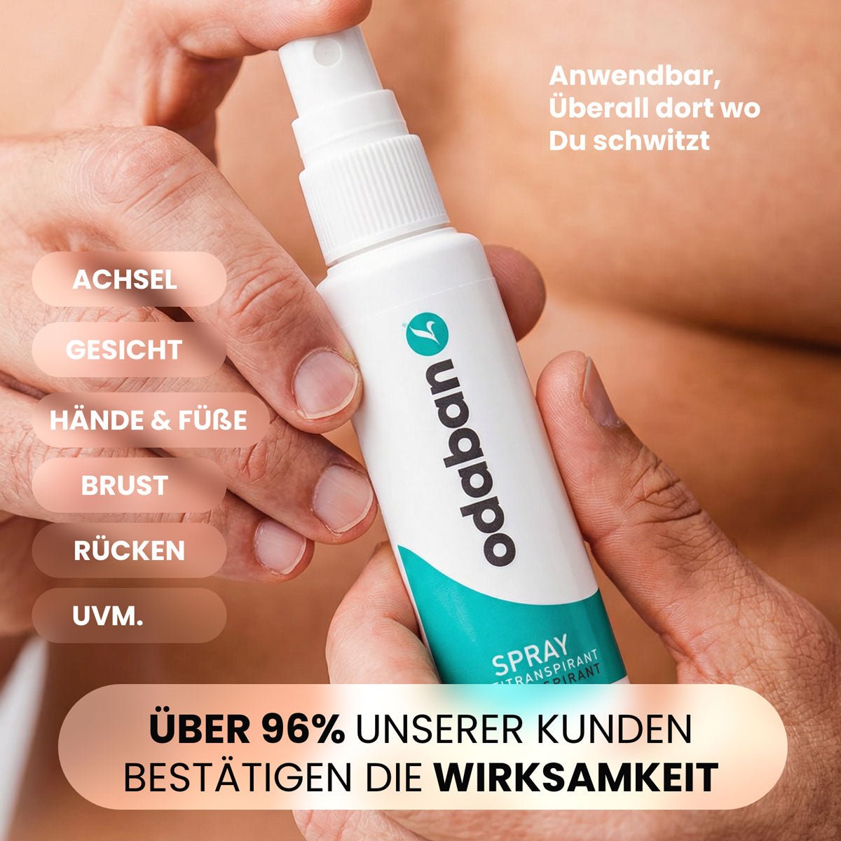 odaban® Set Schuhpuder+Spray+Stick - odaban®