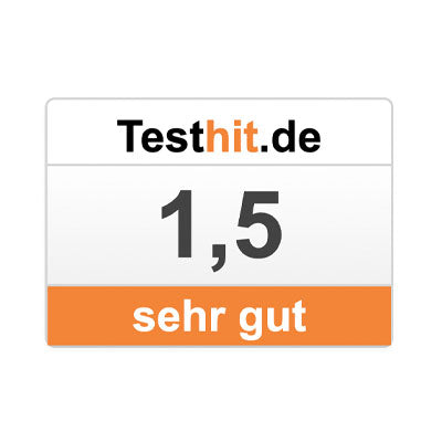odaban erhielt die Noote 1,5 bei Testhit.de